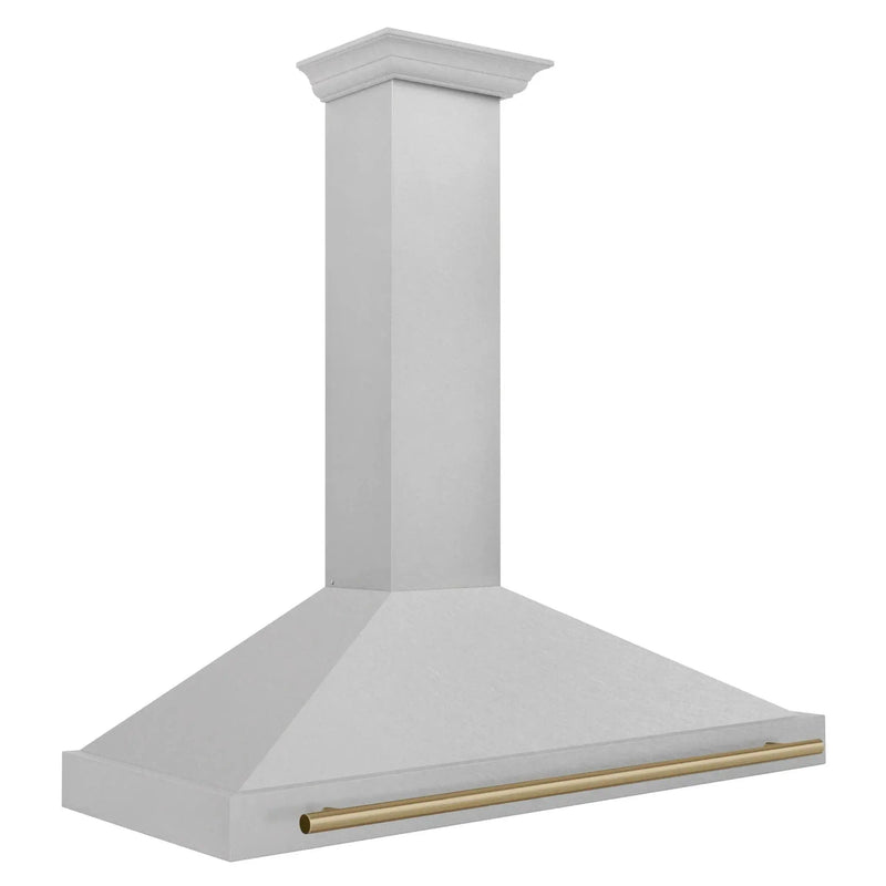 ZLINE 48" Autograph Stainless Wall Range Hood KB4SNZ-48-CB by Farmhouse Kitchen and Bath