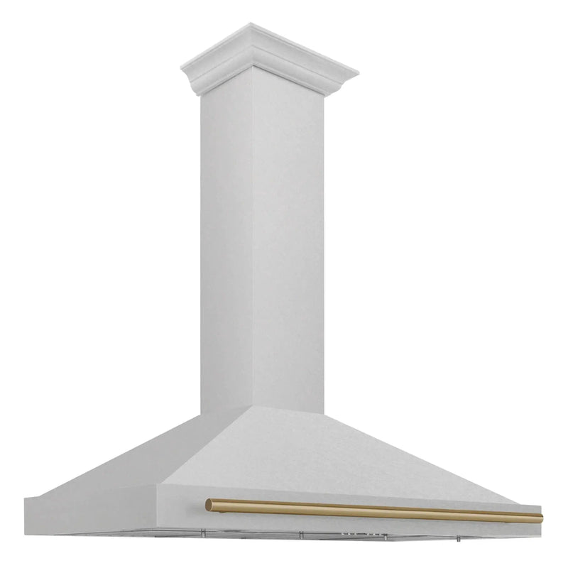ZLINE 48" Autograph Stainless Wall Range Hood KB4SNZ-48-CB by Farmhouse Kitchen and Bath