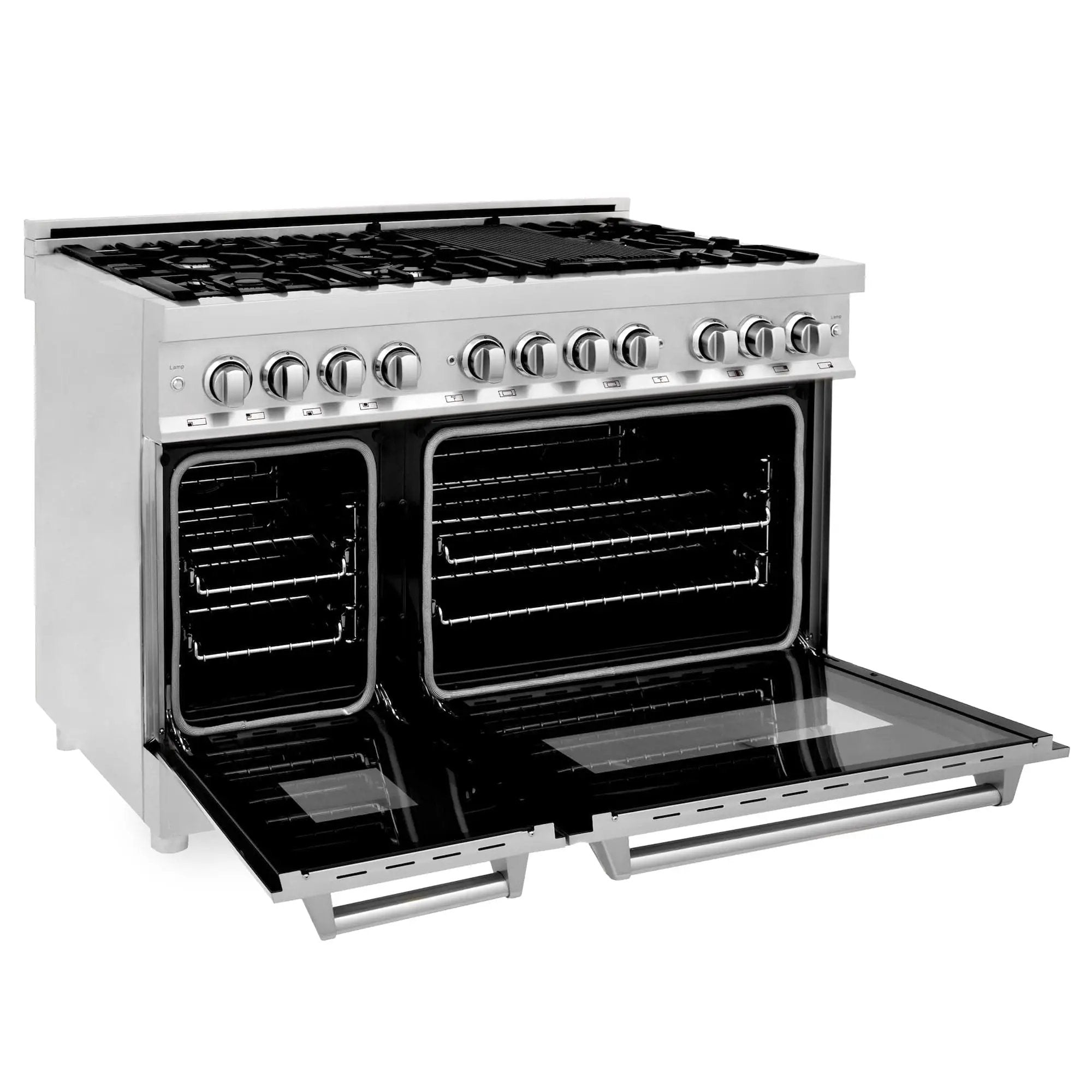 ZLINE 48" Bundle, Range RA48 & Wall Range Hood KB-48, 2KP-RAWMRH48 by Farmhouse Kitchen and Bath