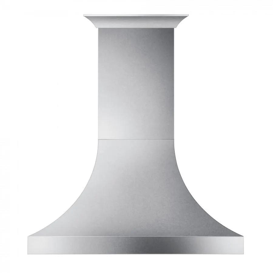 ZLINE 48" Designer Snow Stainless Finish Wall Range Hood, 8632S-48 by Farmhouse Kitchen and Bath