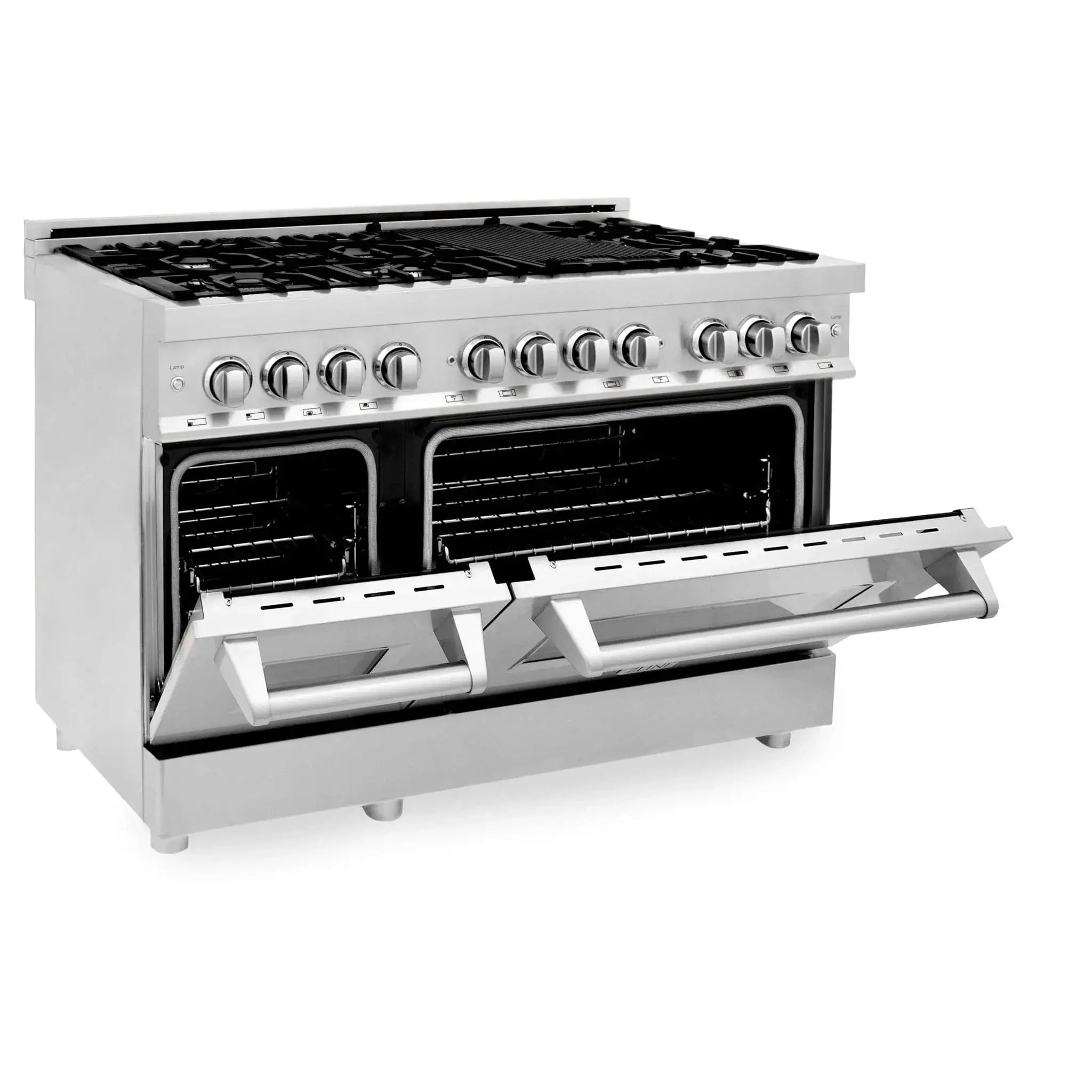 ZLINE 48 " Package Range RA48, Range Hood KB, Microwave MWD-1 , Dishwasher DWV-24, 4KP-RARH48-MWDWV by Farmhouse Kitchen and Bath
