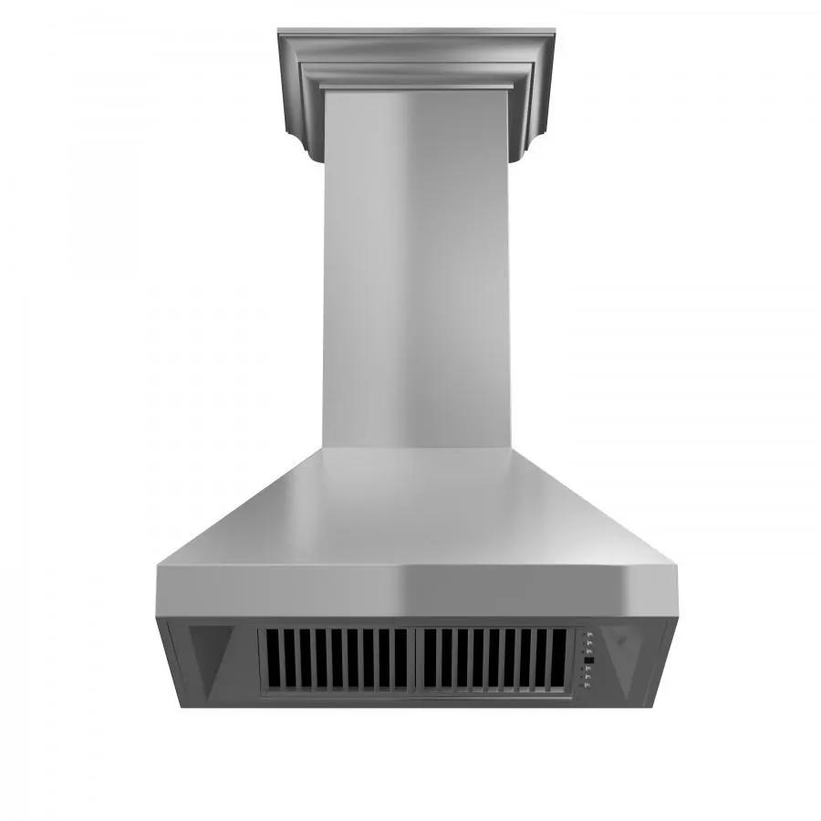 ZLINE 48" Professional Wall Range Hood, Stainless Steel, 597CRN-48 by Farmhouse Kitchen and Bath