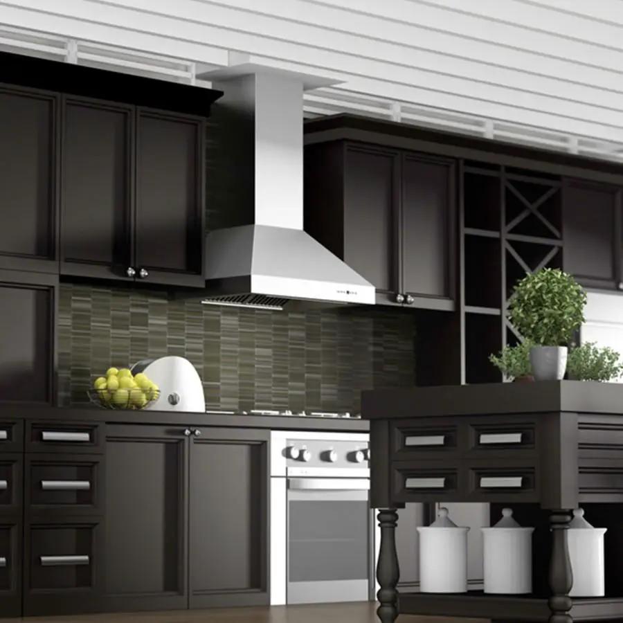 ZLINE 48" Remote Dual Blower Stainless Wall Range Hood, 697-RD-48 by Farmhouse Kitchen and Bath