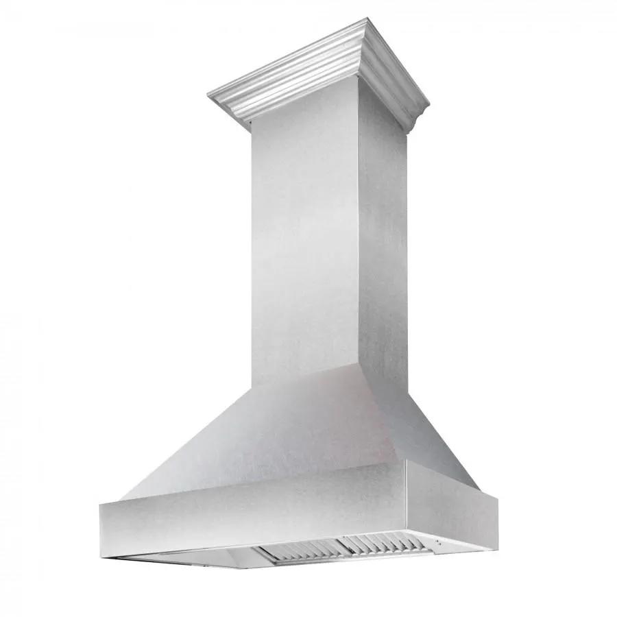 ZLINE 48" Snow Finish Range Hood with Snow Finish Shell, 8654SN-48 by Farmhouse Kitchen and Bath