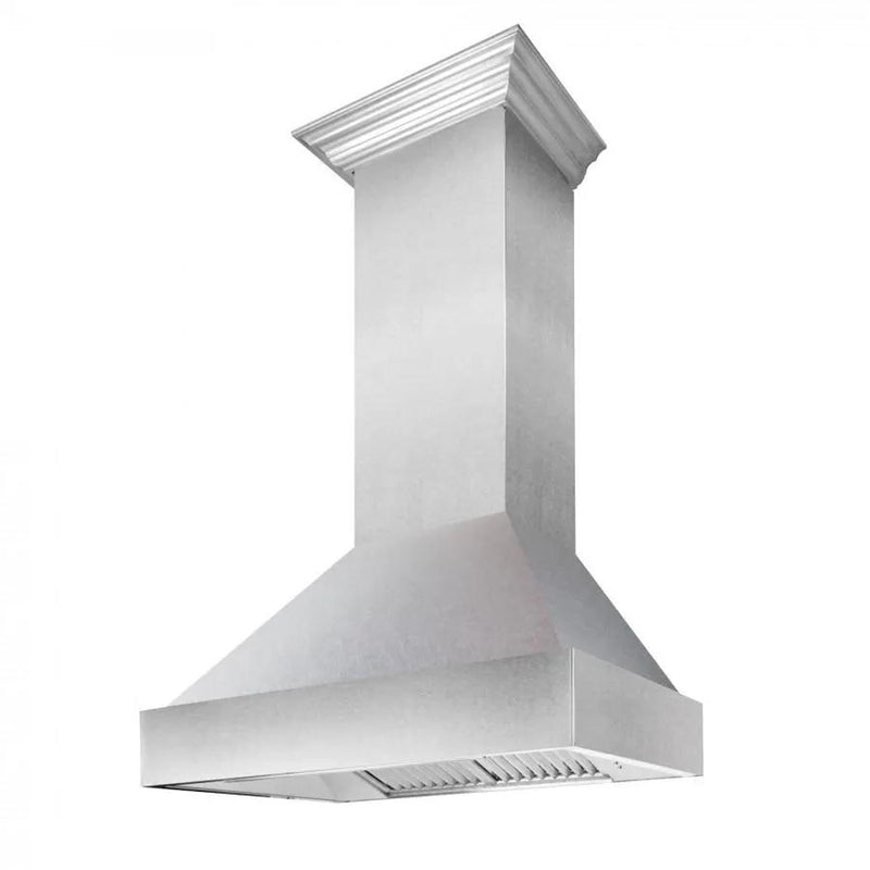 ZLINE 48" Snow Finish Range Hood with Snow Finish Shell, 8654SN-48 by Farmhouse Kitchen and Bath