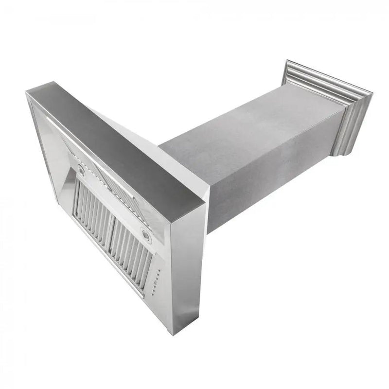 ZLINE 48" Snow Finish Wall Range Hood, White Matte Shell, 8654WM-48 by Farmhouse Kitchen and Bath