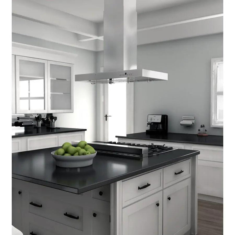 ZLINE 48" Stainless Steel Island Range Hood, KE2i-48 by Farmhouse Kitchen and Bath