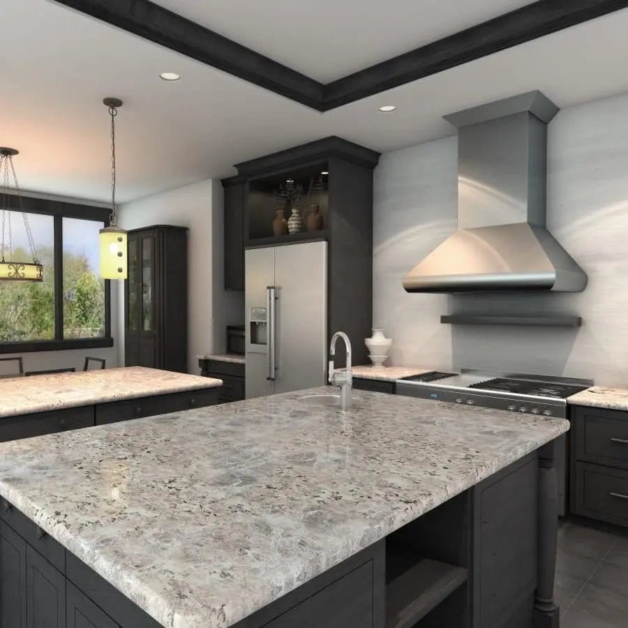 ZLINE 48" Stainless Steel Wall Range Hood 587-48 by Farmhouse Kitchen and Bath