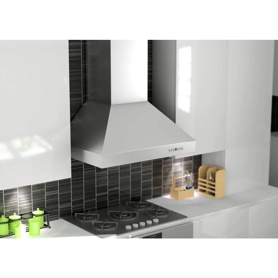 ZLINE 48" Stainless Steel Wall Range Hood, 697-48 by Farmhouse Kitchen and Bath