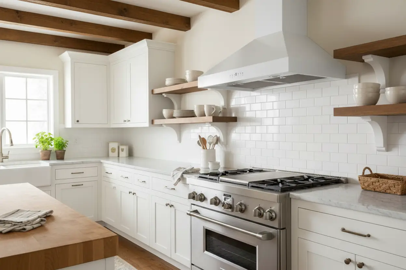 ZLINE 48" Stainless Steel Wall Range Hood, Crown Molding, KL3CRN-48 by Farmhouse Kitchen and Bath