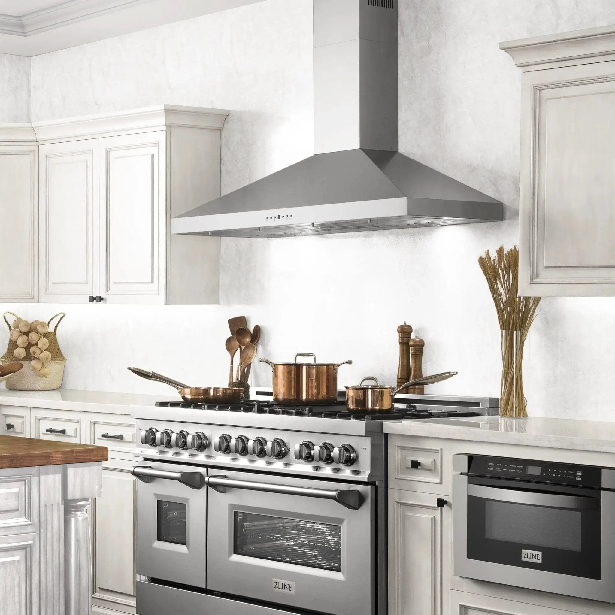 ZLINE 48" Stainless Steel Wall Range Hood,KL3-48 by Farmhouse Kitchen and Bath