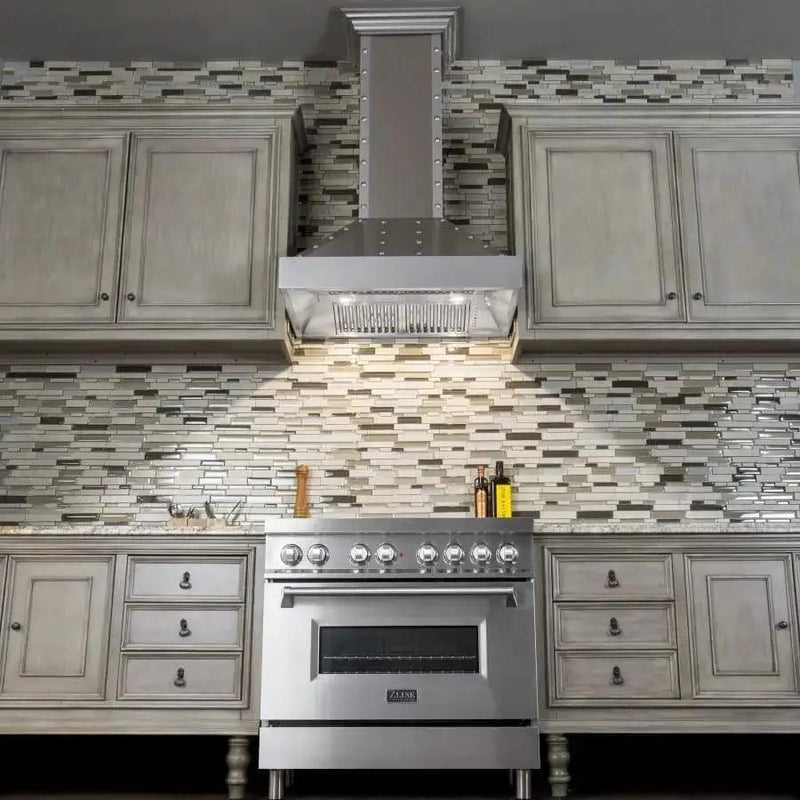 ZLINE 48" Stainless Wall Range Hood 655-4SSSS-48 by Farmhouse Kitchen and Bath