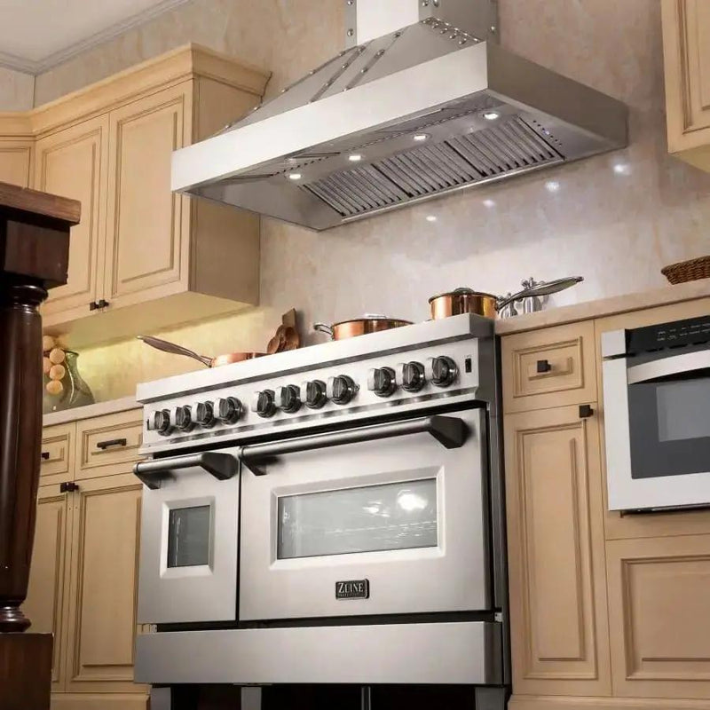 ZLINE 48" Stainless Wall Range Hood 655-4SSSS-48 by Farmhouse Kitchen and Bath