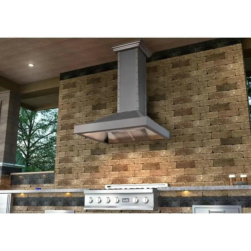 ZLINE 48" Stainless Wall Range Hood 655-4SSSS-48 by Farmhouse Kitchen and Bath