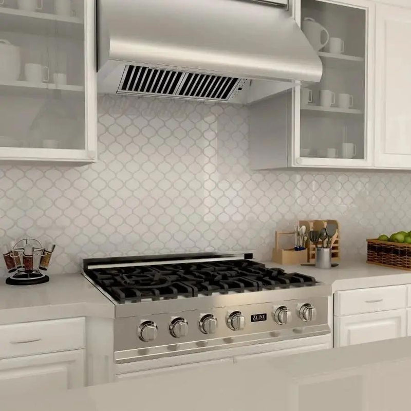 ZLINE 48" Under Cabinet Stainless Steel Range Hood 527-48 by Farmhouse Kitchen and Bath