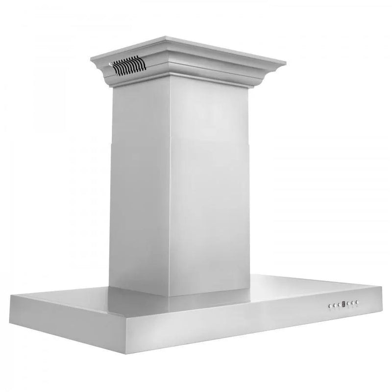 ZLINE 48" Wall Range Hood, Built-in CrownSound® Bluetooth Speakers, KECRN-BT-48 by Farmhouse Kitchen and Bath
