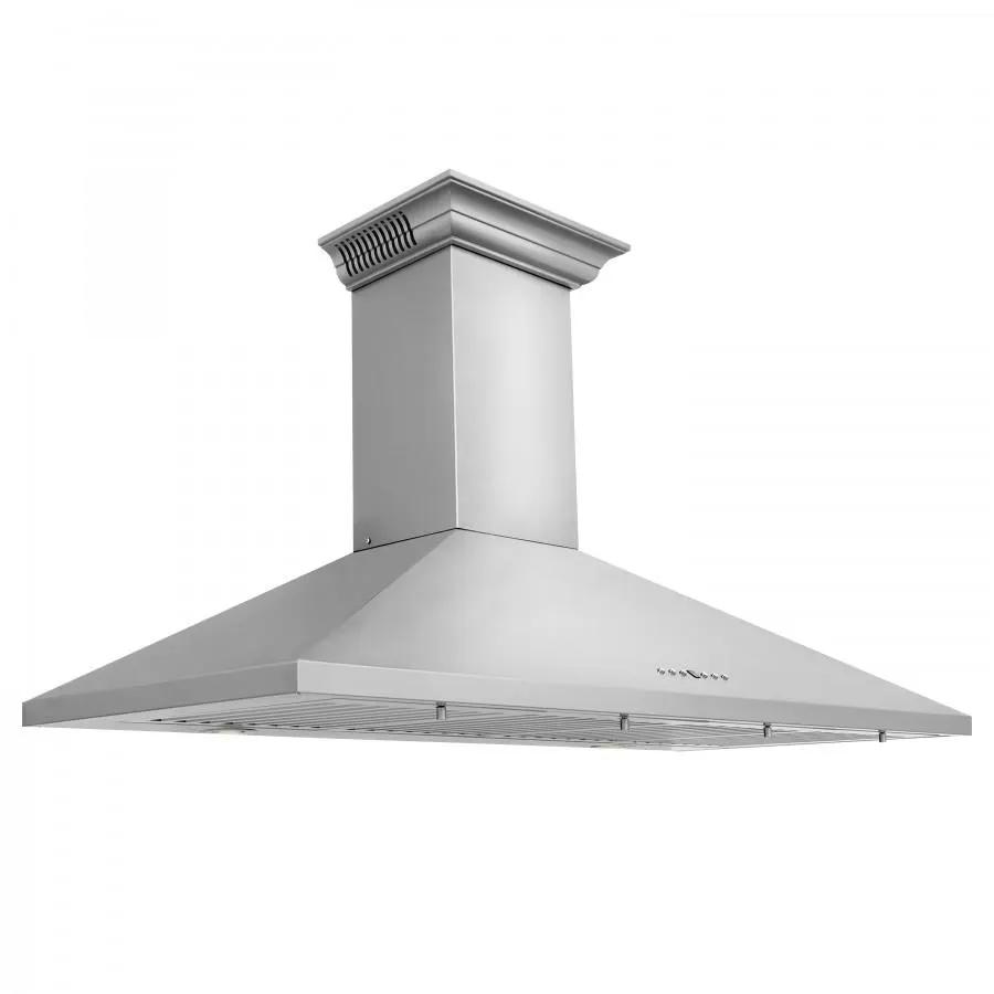 ZLINE 48" Wall Range Hood, Built-in CrownSound® Bluetooth Speakers, KL2CRN-BT-48 by Farmhouse Kitchen and Bath