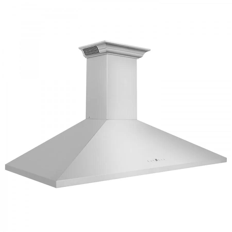 ZLINE 48" Wall Range Hood, Built-in CrownSound® Bluetooth Speakers, KL2CRN-BT-48 by Farmhouse Kitchen and Bath