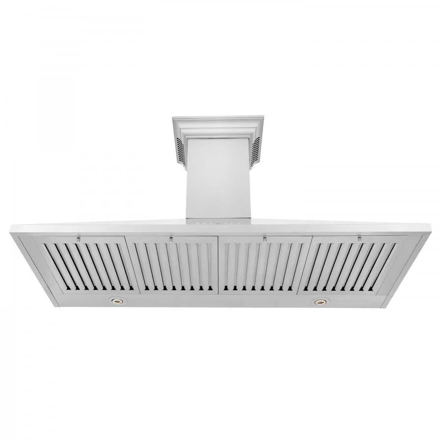 ZLINE 48" Wall Range Hood, Built-in CrownSound® Bluetooth Speakers, KL2CRN-BT-48 by Farmhouse Kitchen and Bath