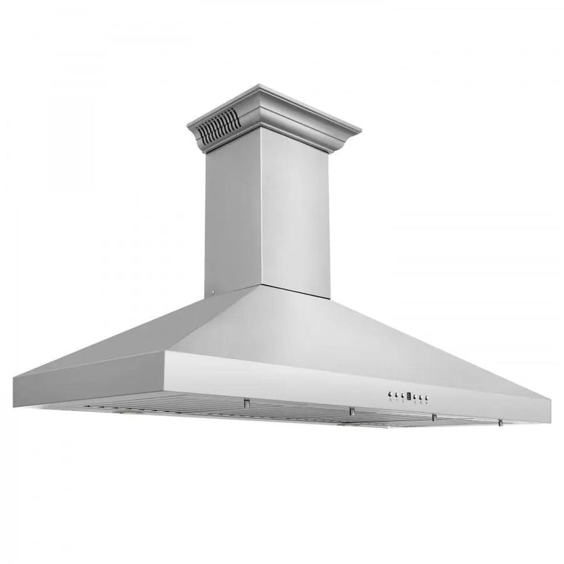 ZLINE 48" Wall Range Hood, Built-in CrownSound® Bluetooth Speakers, KL3CRN-BT-48 by Farmhouse Kitchen and Bath