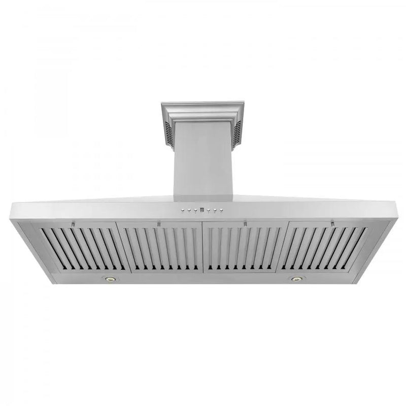 ZLINE 48" Wall Range Hood, Built-in CrownSound® Bluetooth Speakers, KL3CRN-BT-48 by Farmhouse Kitchen and Bath