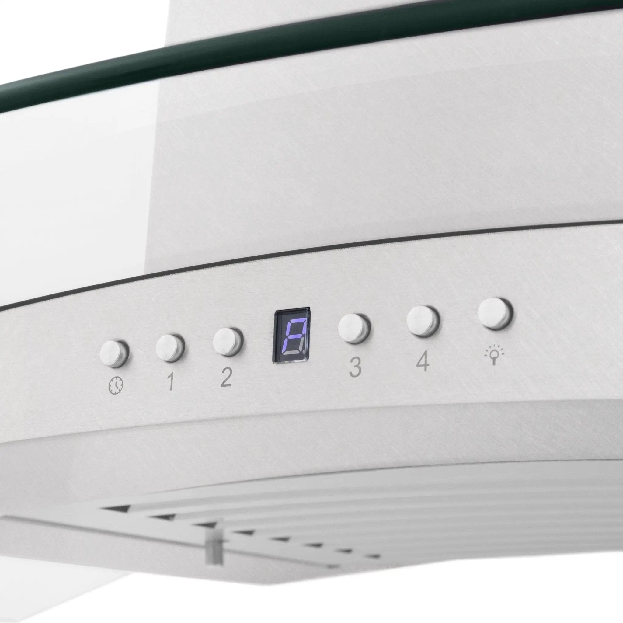 ZLINE 48" Wall Range Hood, Snow Finish Stainless & Glass, 8KN4S-48 by Farmhouse Kitchen and Bath
