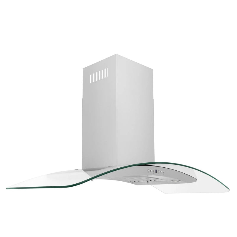 ZLINE 48" Wall Range Hood, Stainless Steel, Glass, KN4-48 by Farmhouse Kitchen and Bath
