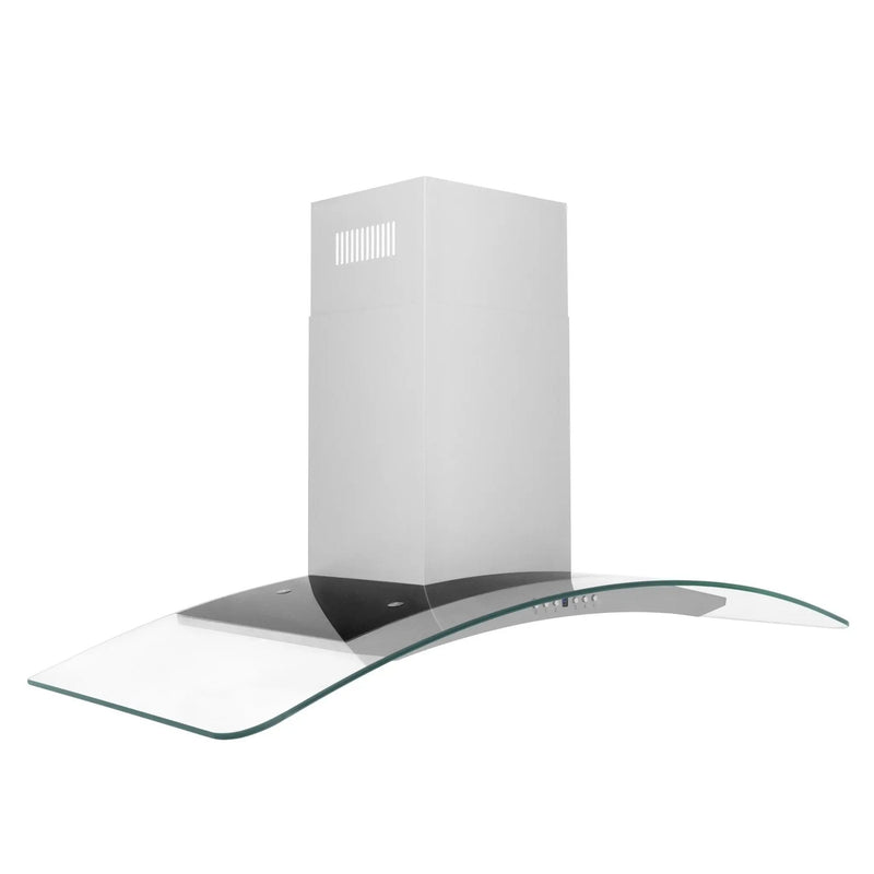 ZLINE 48" Wall Range Hood, Stainless Steel, Glass, KN4-48 by Farmhouse Kitchen and Bath