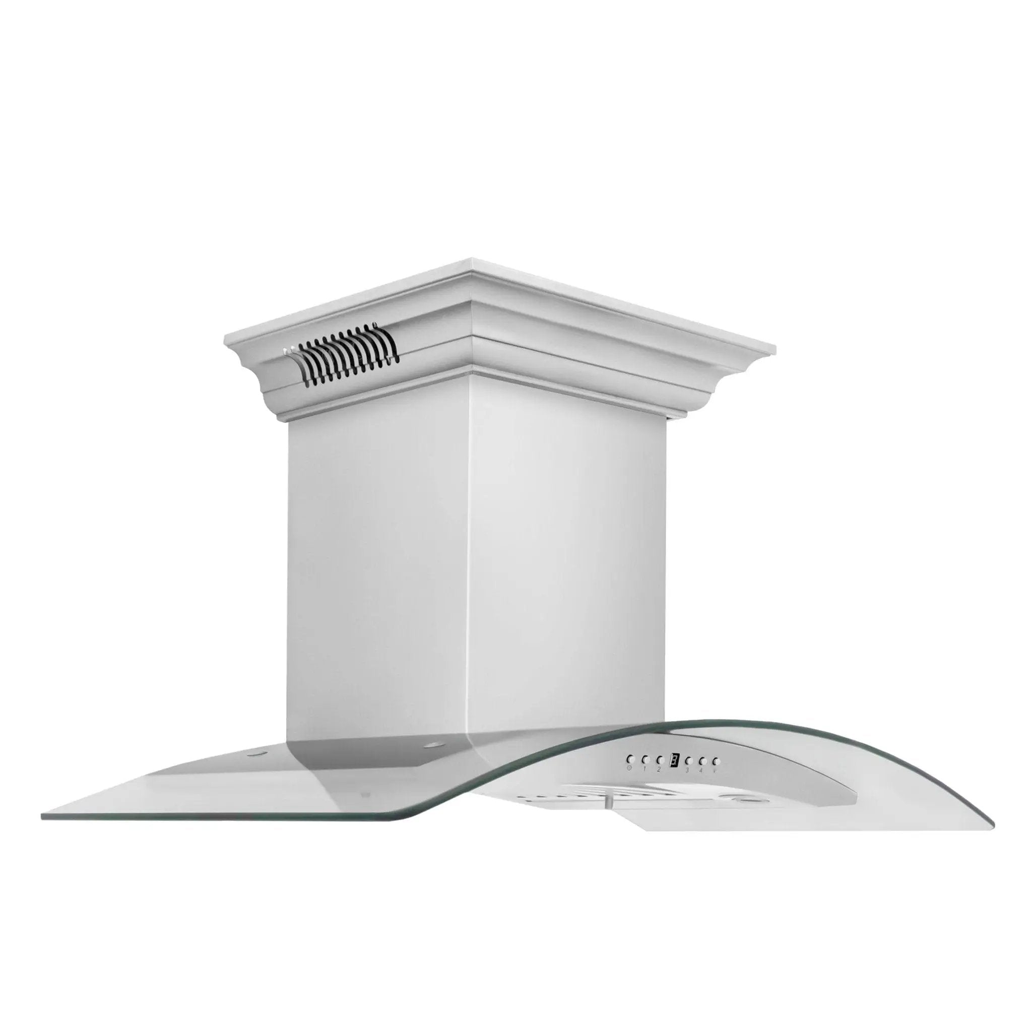 ZLINE 48" Wall Stainless Range Hood, Bluetooth Speakers, KN4CRN-BT-48 by Farmhouse Kitchen and Bath
