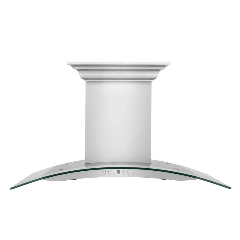 ZLINE 48" Wall Stainless Range Hood, Bluetooth Speakers, KN4CRN-BT-48 by Farmhouse Kitchen and Bath