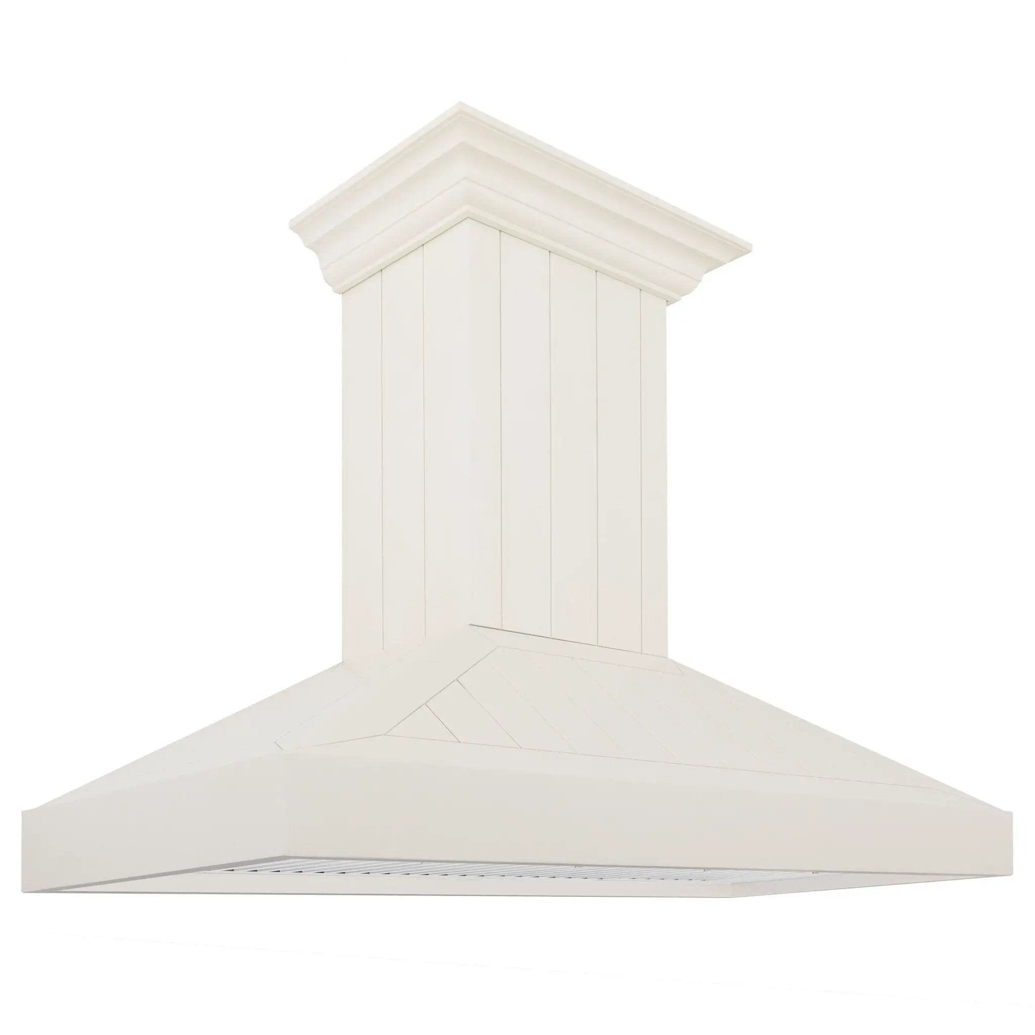 ZLINE 48" Wooden Wall Mount Range Hood in Cottage White, KPTT-48 by Farmhouse Kitchen and Bath