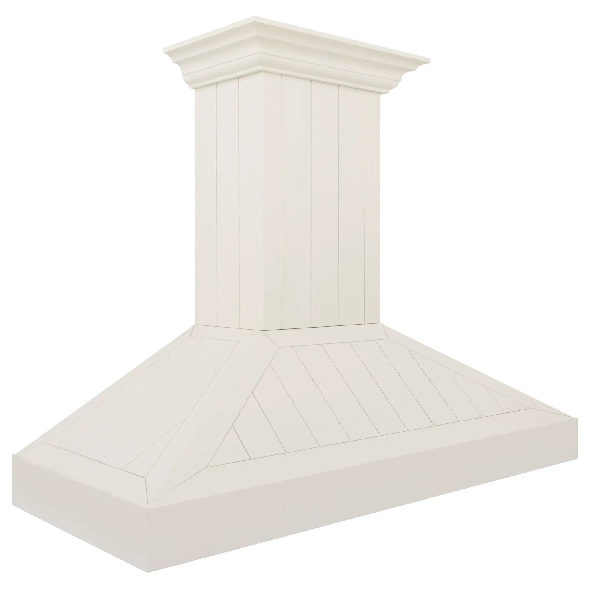 ZLINE 48" Wooden Wall Mount Range Hood in Cottage White, KPTT-48 by Farmhouse Kitchen and Bath