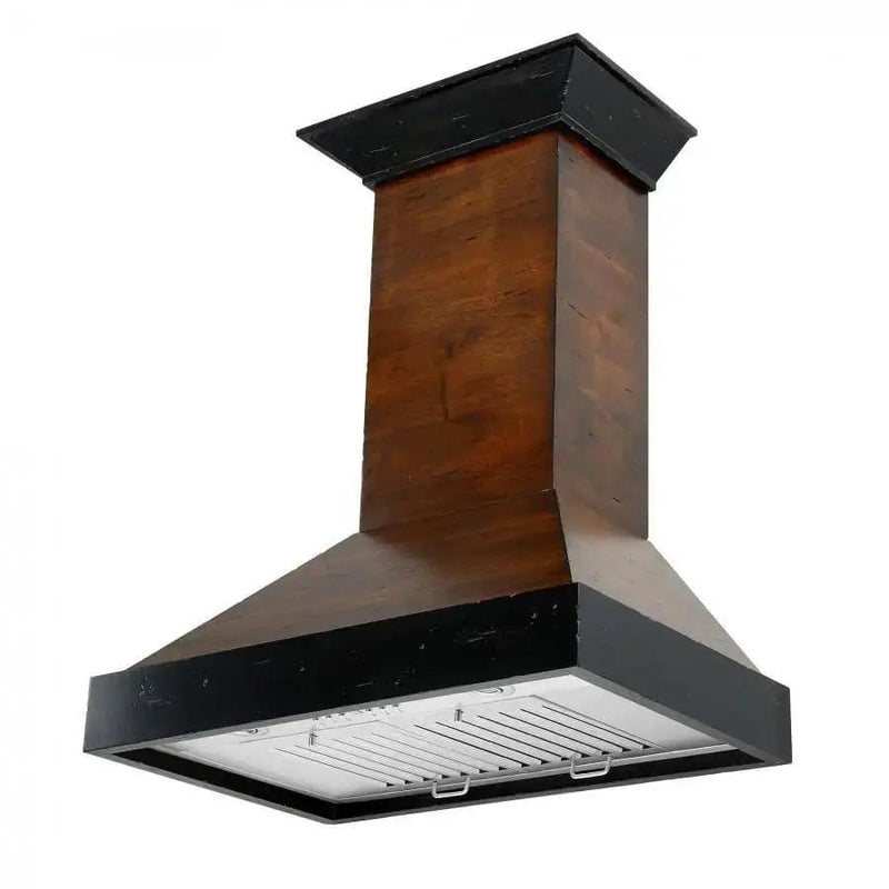 ZLINE 48" Wooden Wall Range Hood, Crown Molding KBAR-48 by Farmhouse Kitchen and Bath