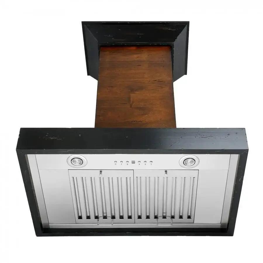 ZLINE 48" Wooden Wall Range Hood, Crown Molding KBAR-48 by Farmhouse Kitchen and Bath