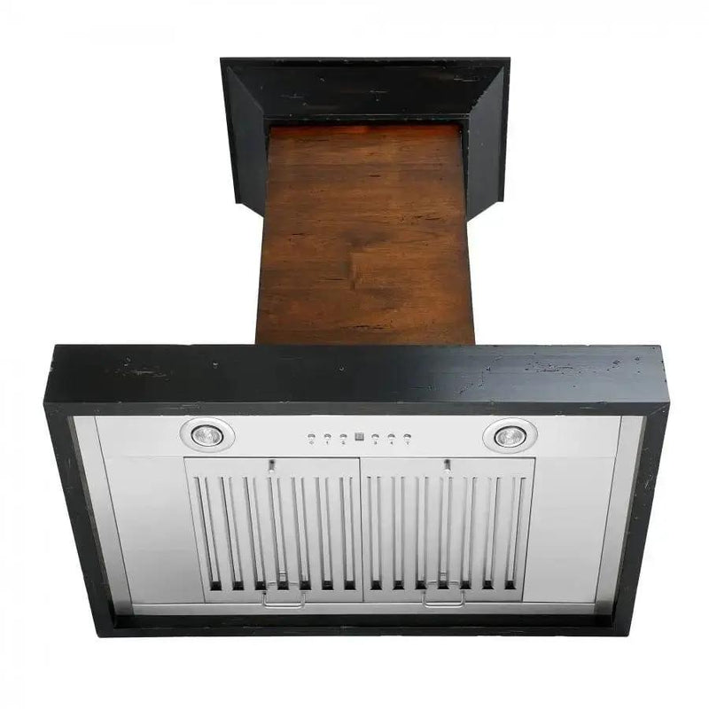 ZLINE 48" Wooden Wall Range Hood, Crown Molding KBAR-48 by Farmhouse Kitchen and Bath