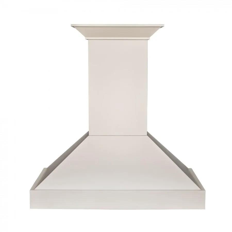ZLINE 48" Wooden Wall Range Hood in Cottage White, KBTT-48 by Farmhouse Kitchen and Bath