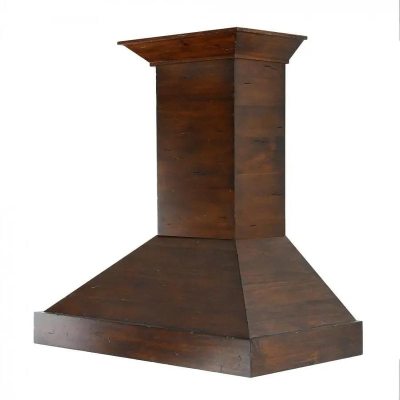 ZLINE 48" Wooden Wall Range Hood in Walnut, KBRR-48 by Farmhouse Kitchen and Bath
