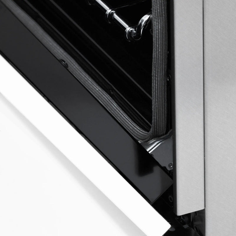 ZLINE 48"Autograph Range Dual Fuel, DuraSnow, White Door,RASZ-WM-48-CB by Farmhouse Kitchen and Bath
