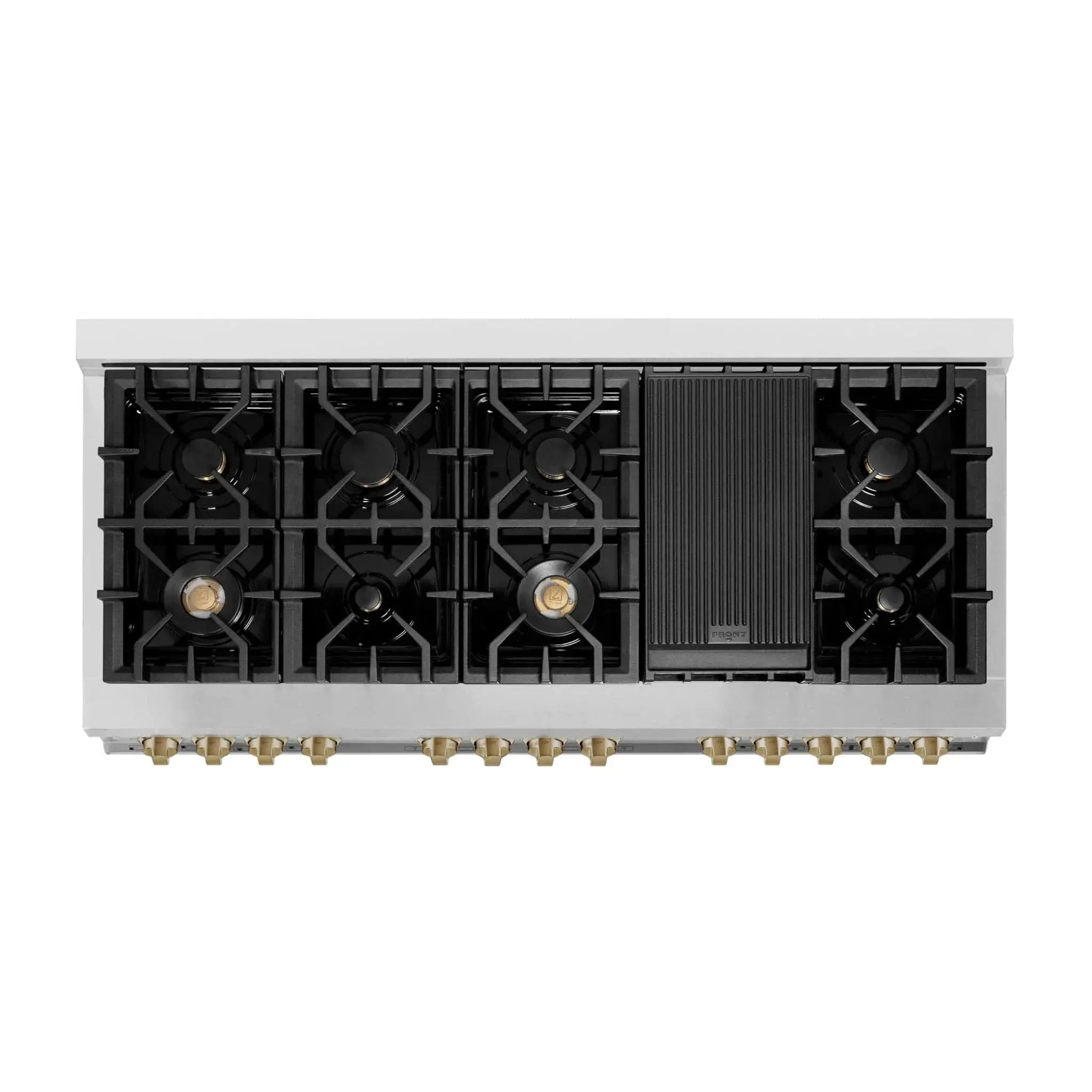 ZLINE 60" Autograph Edition, 7.4 cu. ft. Dual Fuel Range, RAZ-WM-60-CB by Farmhouse Kitchen and Bath