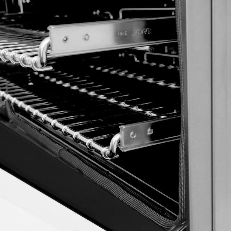 ZLINE 60" Autograph Edition, 7.4 cu. ft. Dual Fuel Range, RAZ-WM-60-MB by Farmhouse Kitchen and Bath