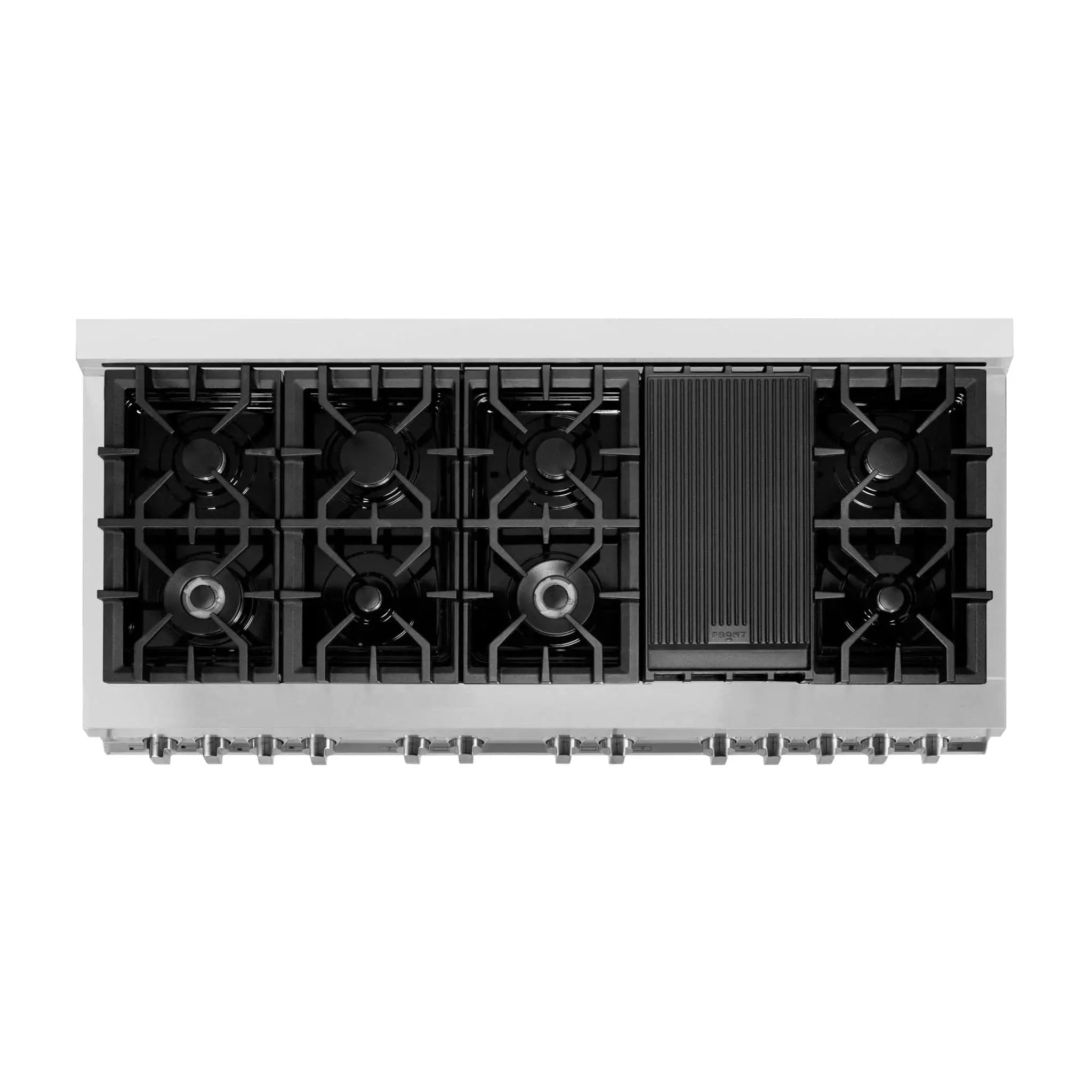 ZLINE 60" Professional Dual Fuel Range with Red Gloss Door, RA-RG-60 by Farmhouse Kitchen and Bath