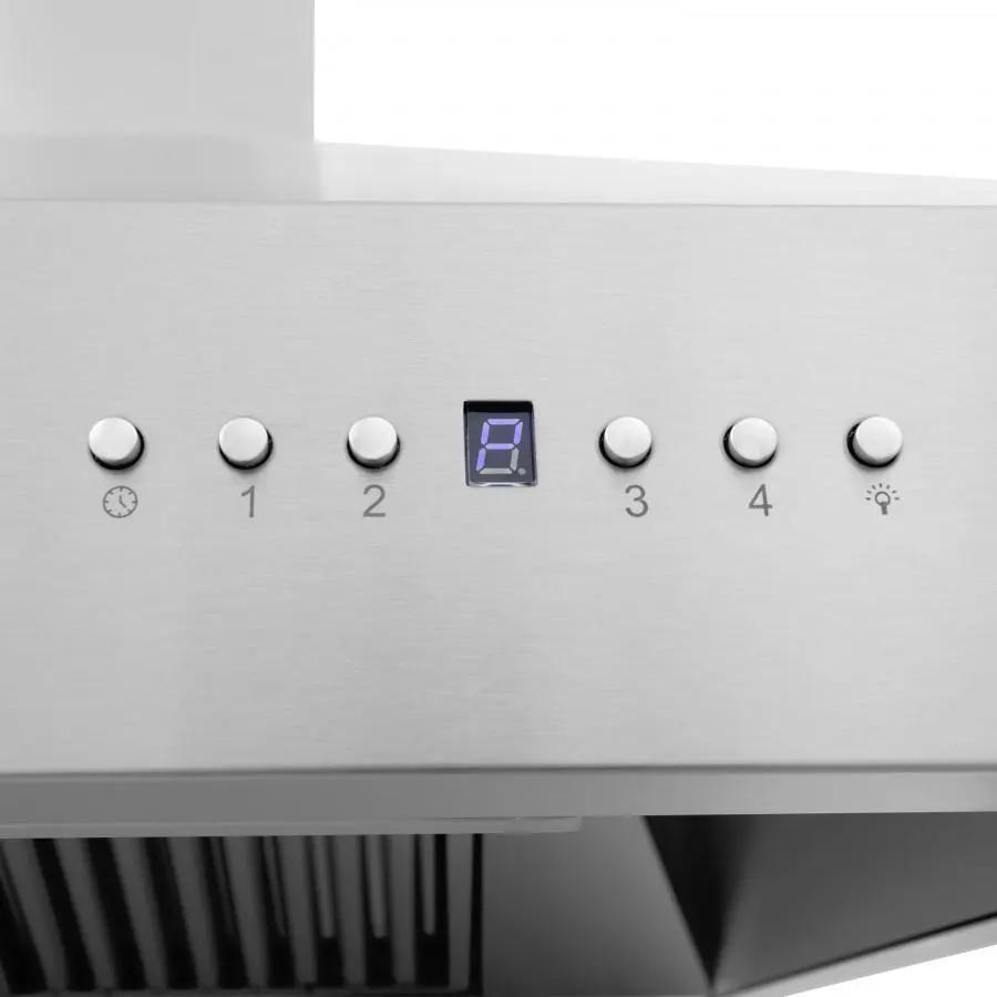 ZLINE 60" Professional Wall Range Hood, Built-in CrownSound Bluetooth Speakers, 697CRN-BT-60 by Farmhouse Kitchen and Bath