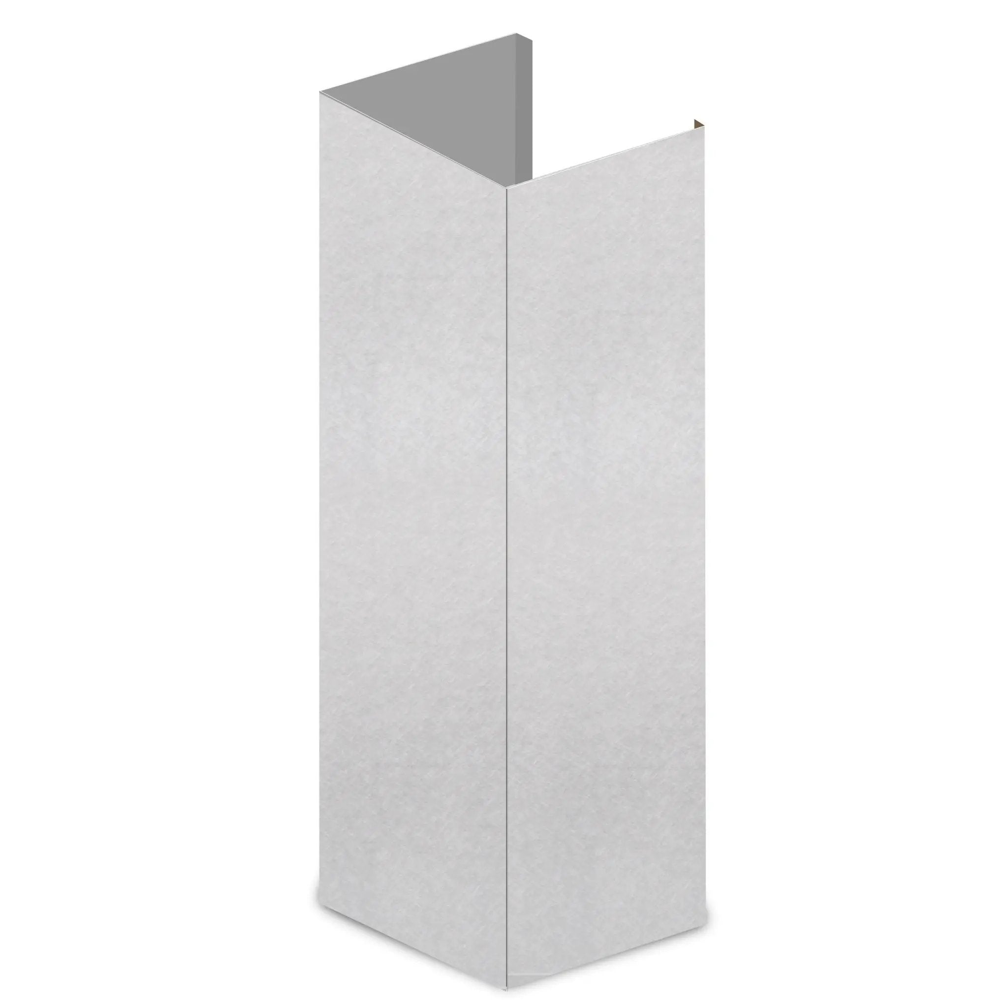ZLINE 61" Snow Finished Stainless Steel Chimney Extension For Ceilings Up To 12.5 Ft. (8KES-E) by Farmhouse Kitchen and Bath
