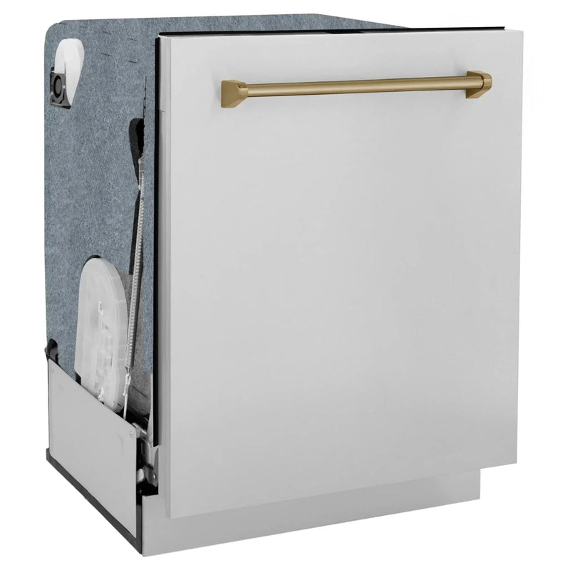 ZLINE Autograph Edition 24" Tall Tub Dishwasher DWMTZ-304-24-CB by Farmhouse Kitchen and Bath