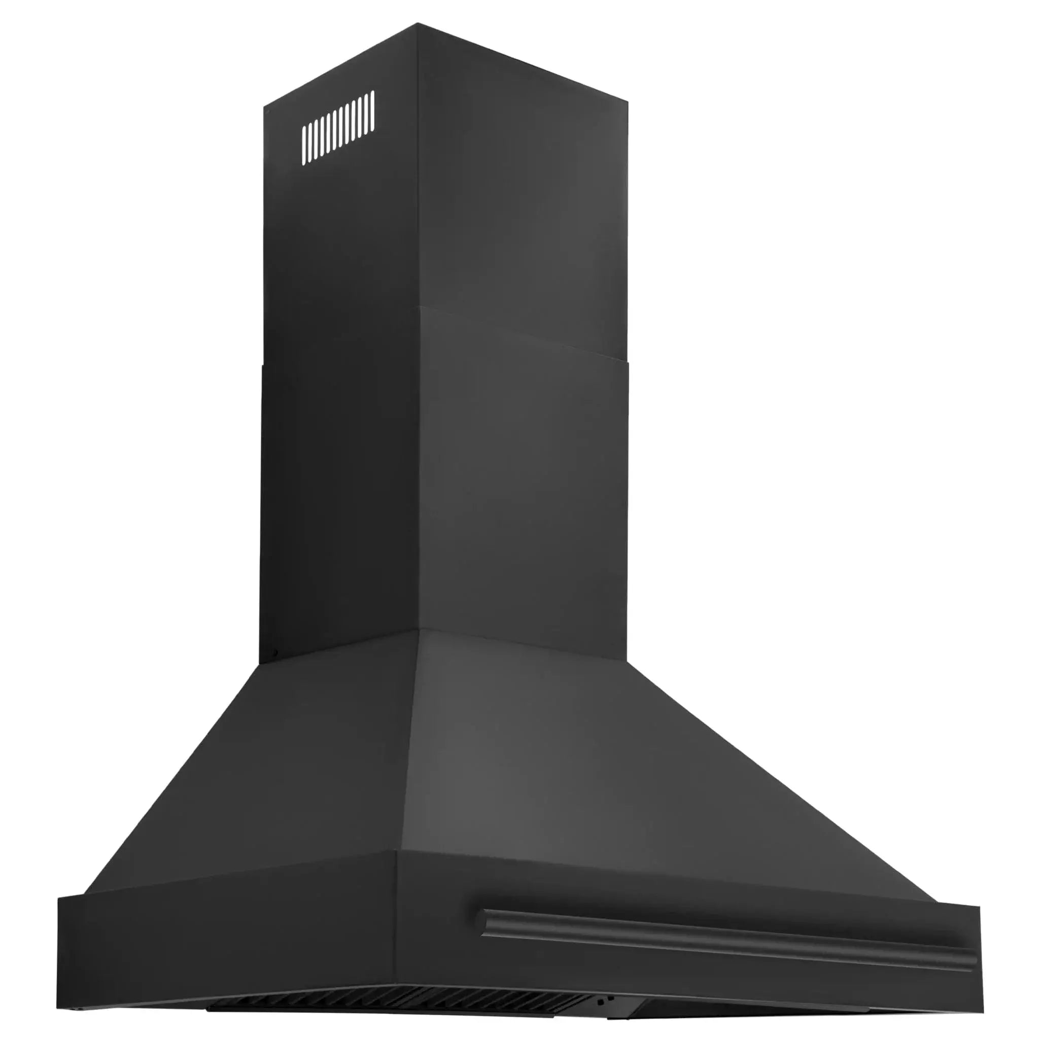 ZLINE Black Stainless Steel Range Hood with Black Stainless Steel Handle - BS655-36-BS by Farmhouse Kitchen and Bath