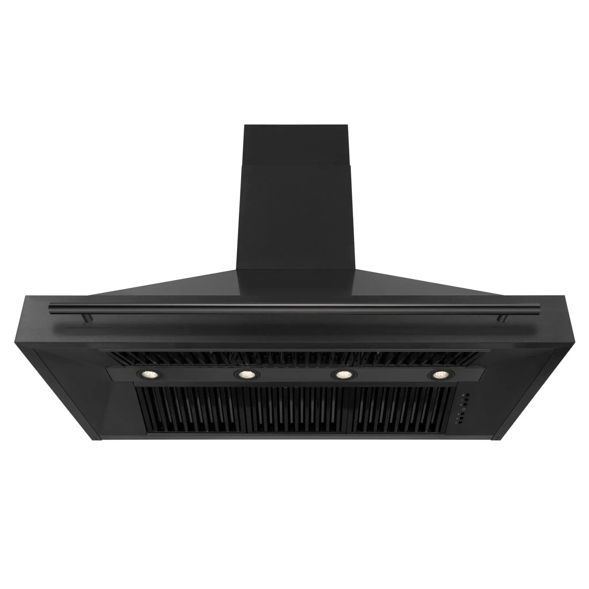 ZLINE Black Stainless Steel Range Hood with Black Stainless Steel Handle - BS655-48-BS by Farmhouse Kitchen and Bath