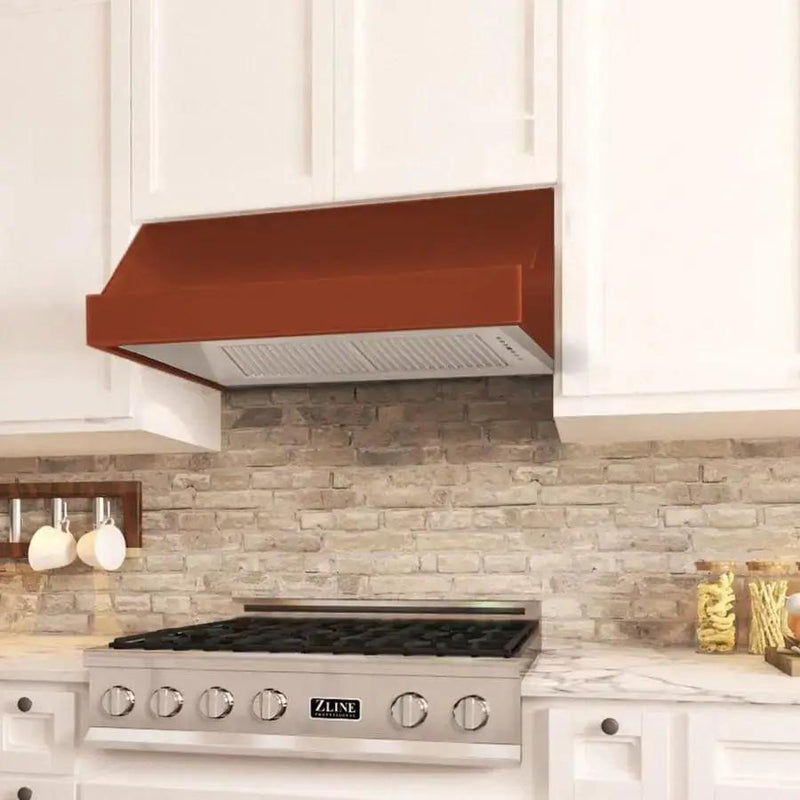 ZLINE 42" Copper Under Cabinet Range Hood, 8685C-42 by Farmhouse Kitchen and Bath
