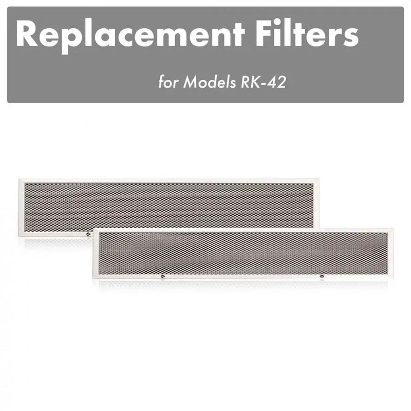 ZLINE Charcoal Filters (Set-2)-42" Under Cabinet Range Hoods, CF-RK-42 by Farmhouse Kitchen and Bath