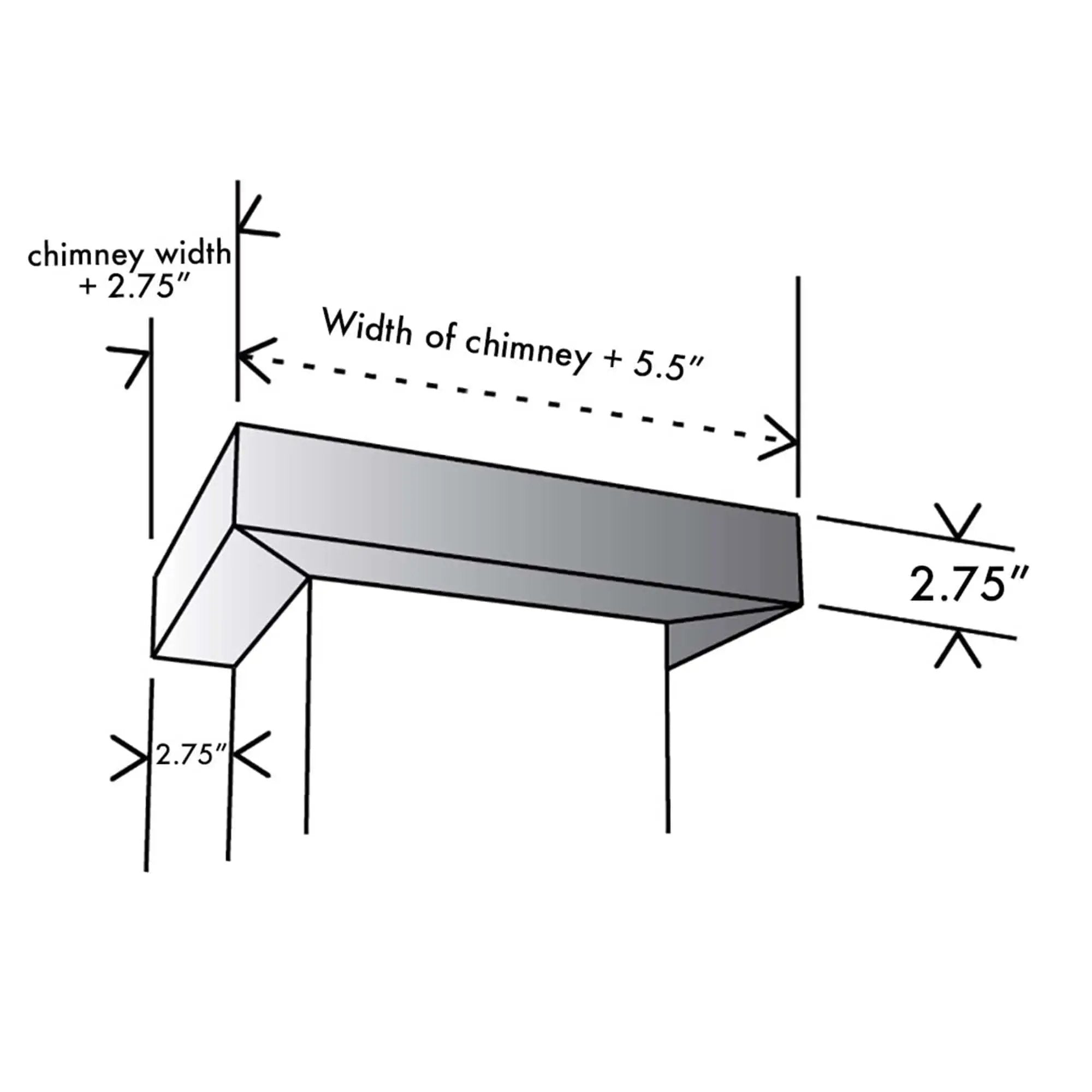 ZLINE Crown Molding #2 for Wall Range Hood, CM2-587/597/KE/KECOM-30/KZ by Farmhouse Kitchen and Bath