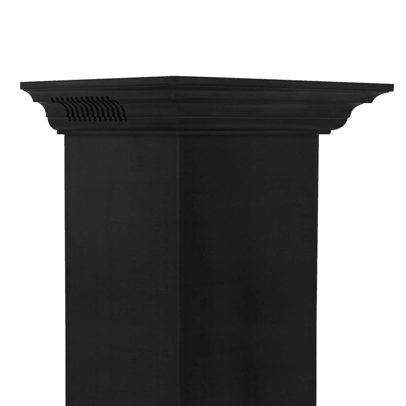 ZLINE Crown Molding Black Stainless Steel BT Speakers CM6-BT-BSKEN by Farmhouse Kitchen and Bath